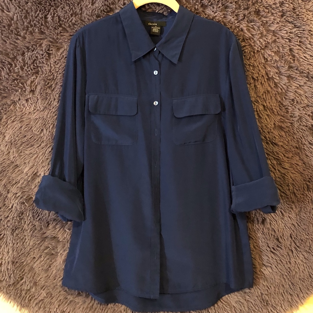 Thesis Button Down Blouse